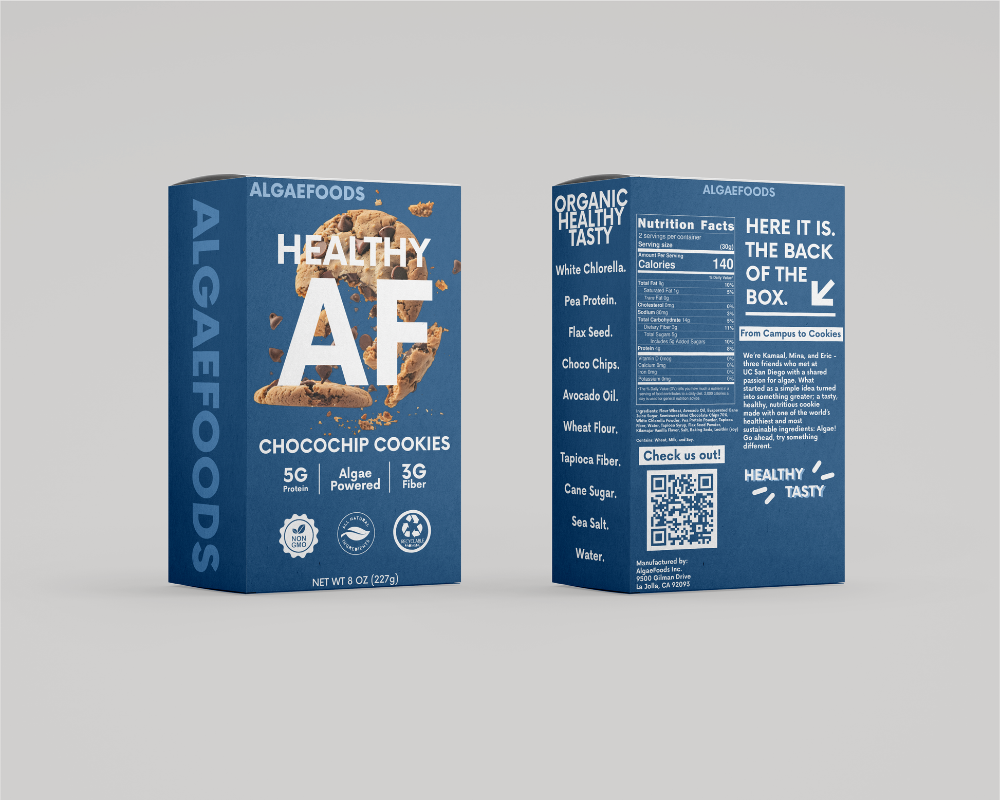 Chocolate Chip Algae Cookie